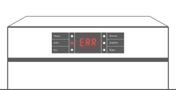 error codes for electrolux dishwasher