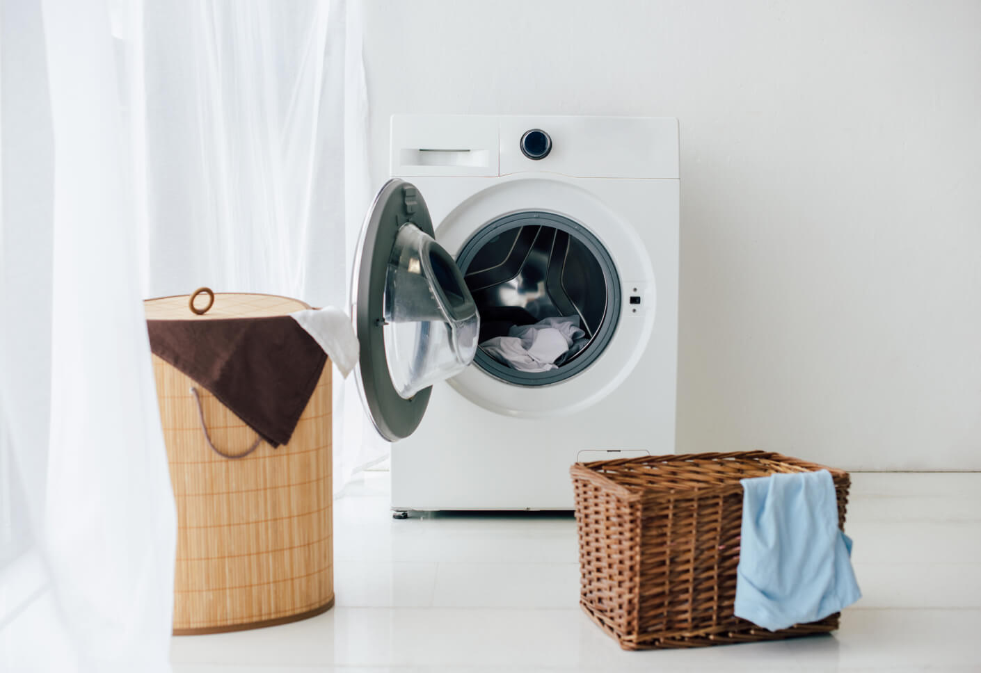 how to get rid of smell in washing machine