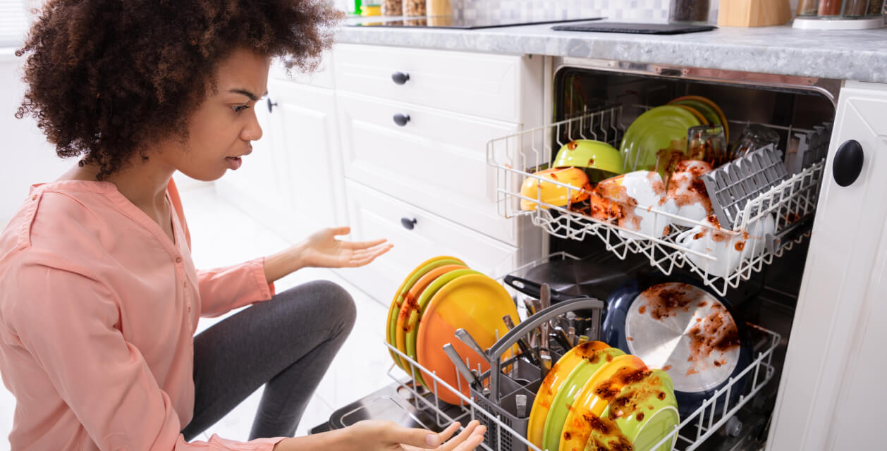 dishes are not getting clean in dishwasher